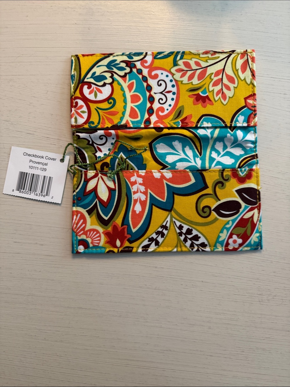 NWT Vera Bradley Provençal Checkbook Cover-never been used - Picture 3 of 4